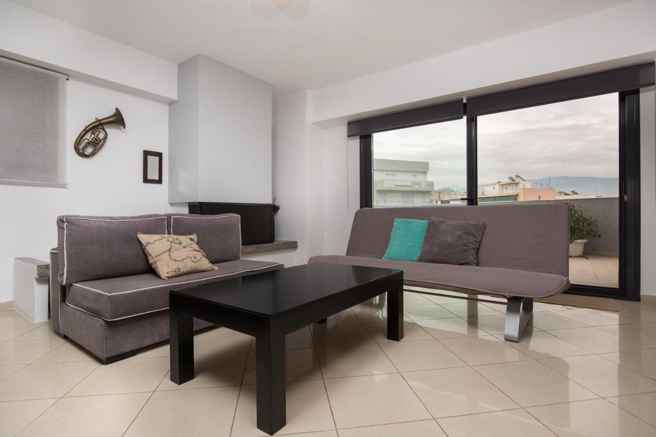 Spacious Modern Apartments With Great Rooftop View Афины Экстерьер фото