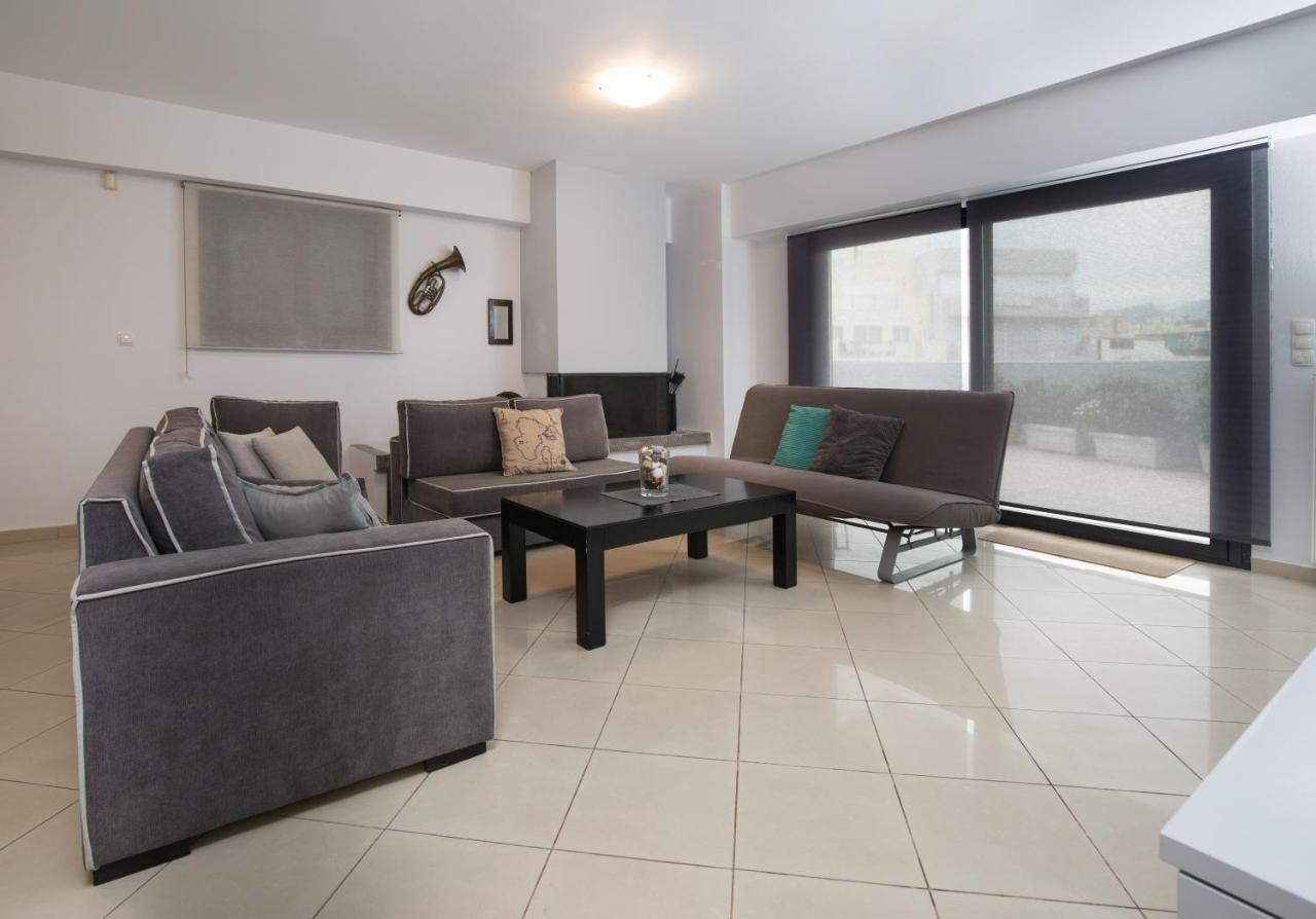 Spacious Modern Apartments With Great Rooftop View Афины Экстерьер фото